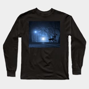 Eyes in the Dark Creepy Night Long Sleeve T-Shirt